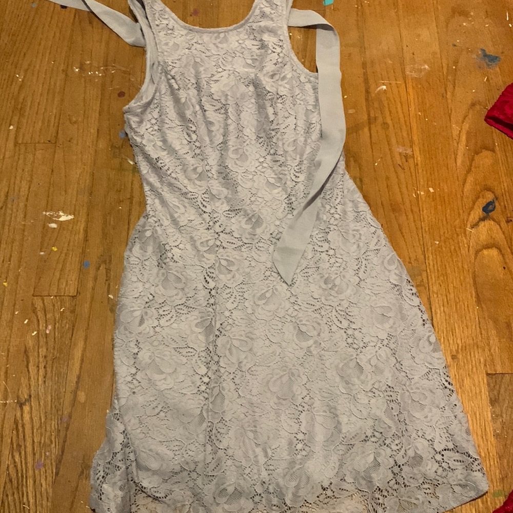 XS speechless dress that ties in back.
